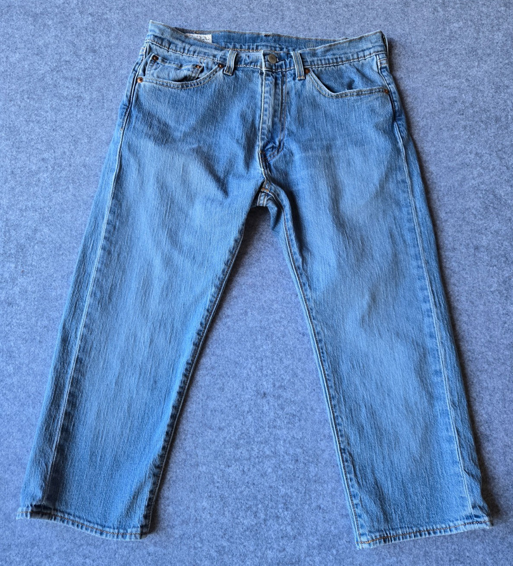 Levi's Women's Jeans Mid Rise Cropped Medium Wash Size 32x20